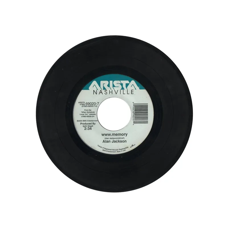 Alan Jackson - www.memory No Minimum Order