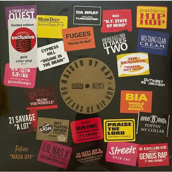 Crafted Various - Raised By Rap: 50 Years Of Hip Hop