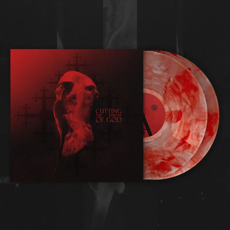 ULCERATE 'CUTTING THE THROAT OF GOD' 2LP (Transparent w/Red Swirl Vinyl) Cheap