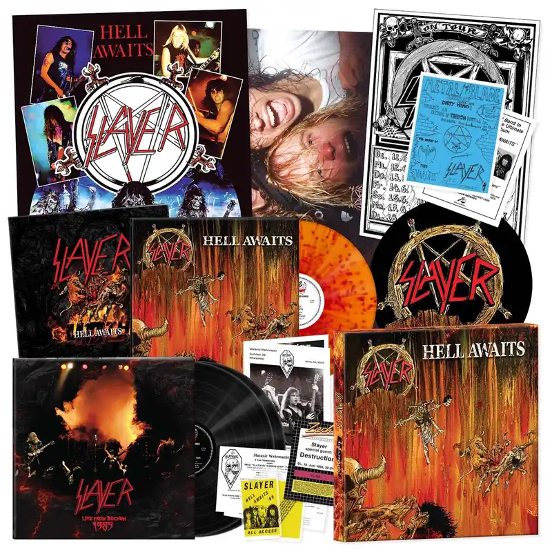 SLAYER 'HELL AWAITS' 40TH ANNIVERSARY 3LP BOX SET Bulk Order