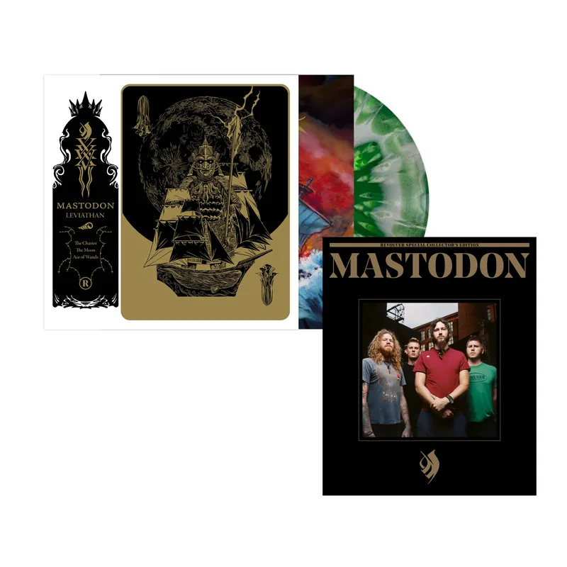 MASTODON ‘LEVIATHAN’ LP w/ SIGNED 12"x12" PAUL ROMANO PRINT & COLLECTORS EDITION MAGAZINE Limited Edition