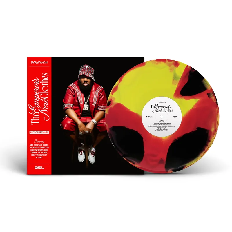 Holiday Sale RAEKWON 'THE EMPEROR'S NEW CLOTHES' LP (Ocean Cranfire Vinyl)