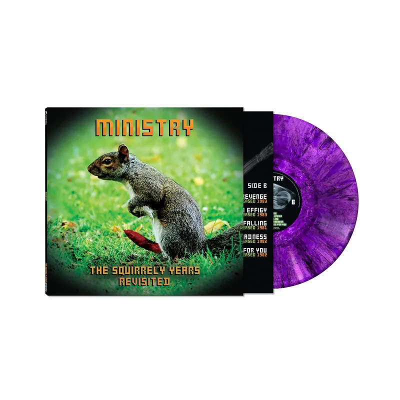 High Quality MINISTRY 'THE SQUIRRELY YEARS REVISITED' LP (Limited Edition, Purple Marble Vinyl)