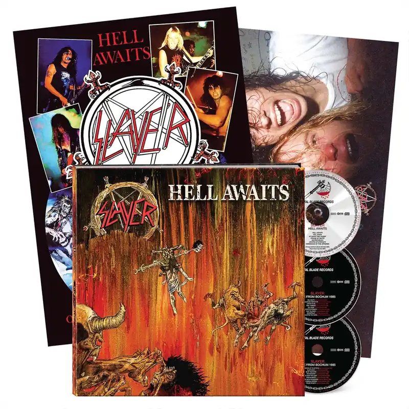 SLAYER 'HELL AWAITS' 40TH ANNIVERSARY CD BOX SET Clearance