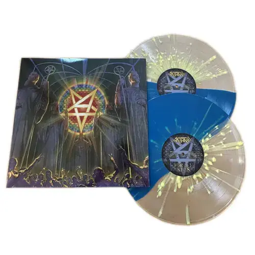 ANTHRAX 'FOR ALL KINGS' 2LP (Opaque Blue & Clear Split w/Neon Yellow Splatter Vinyl) Bulk Order