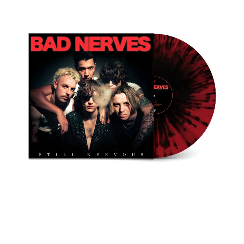 Warranty Included BAD NERVES 'STILL NERVOUS' LP (Red/Black Splatter Vinyl)