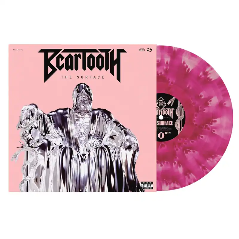 BEARTOOTH ‘THE SURFACE’ LP (Ultra Clear w/Pink Cloudy Effect Vinyl) Original