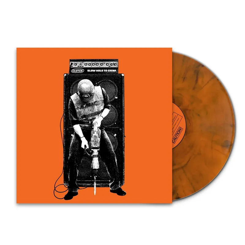Sale CLUTCH 'SLOW HOLE TO CHINA' LP (Orange Smoke Vinyl)