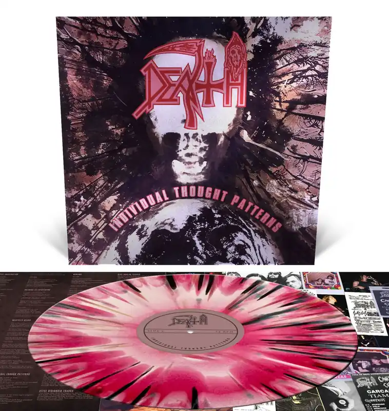 New Release DEATH 'INDIVIDUAL THOUGHT PATTERNS' LP (Pink, White, Red Splatter Vinyl)