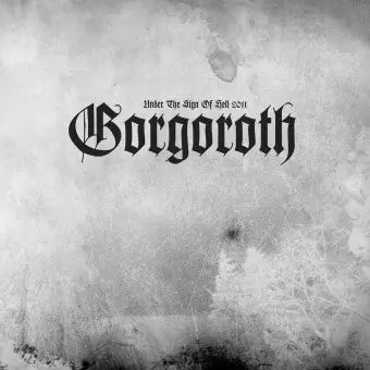 Weekend Sale GORGOROTH 'UNDER THE SIGN OF HELL' LP (Half Black/Half White Vinyl)