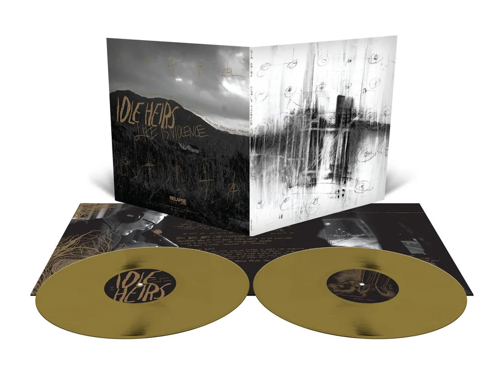 IDLE HEIRS 'LIFE IS VIOLENCE' 2LP (Metallic Gold Vinyl) Exclusive