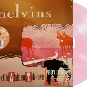 MELVINS 'HOSTILE AMBIENT TAKEOVER' LP (Pink Vinyl) Crafted