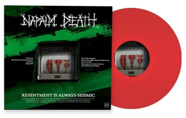 NAPALM DEATH 'RESENTMENT IS ALWAYS SEISMIC - A FINAL THROW OF THROES' LP (Transparent Red) Deal
