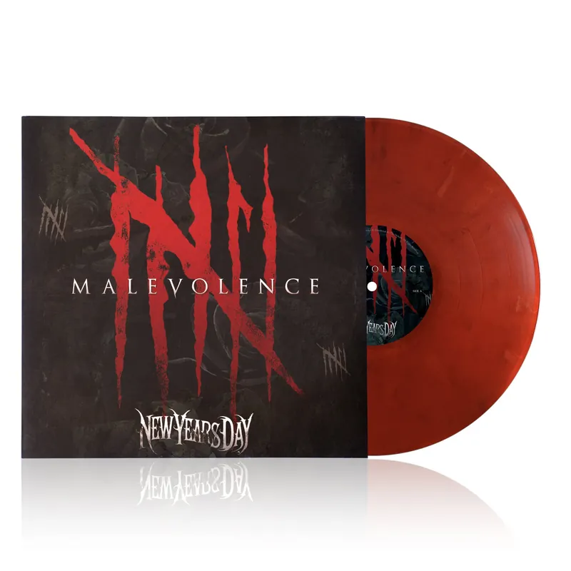 NEW YEARS DAY ‘MALEVOLENCE’ LP (10th Anniversary Edition, Crimson Moon Vinyl) Must Have