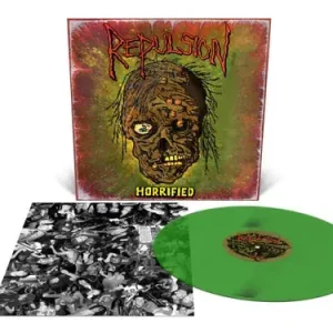 REPULSION 'HORRIFIED' LP (Translucent Green Vinyl) Deal