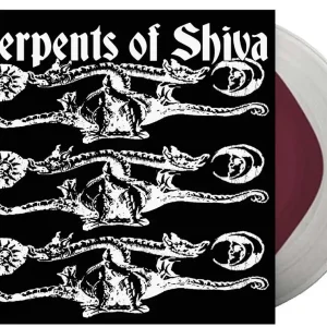 SERPENTS OF SHIVA (SCOTT VOGEL & JAY GALVIN) 'S/T' 7" EP (Limited Edition – Only 200 Made, Maroon in Clear Vinyl) Must Have