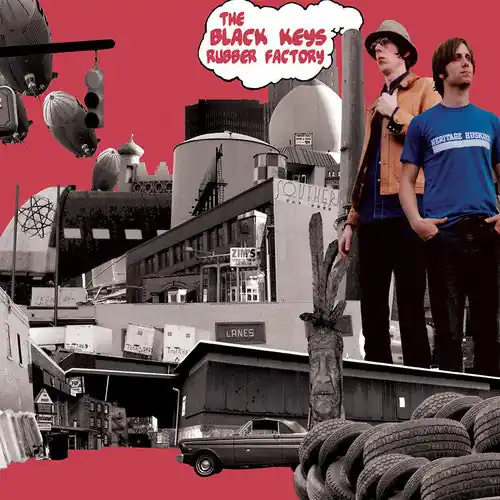 THE BLACK KEYS 'RUBBER FACTORY' LP Reduced Price