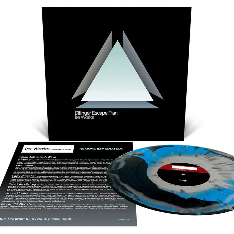 THE DILLINGER ESCAPE PLAN ‘IRE WORKS’ LP (Colored Vinyl) Express Delivery