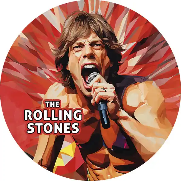 THE ROLLING STONES 'THE ROLLING STONES' 7" (Limited Edition, Picture Disc Vinyl) Luxury