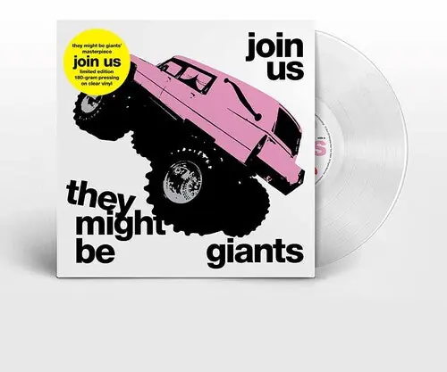 THEY MIGHT BE GIANTS 'JOIN US' LP (Clear Vinyl) Price Cut