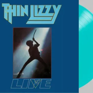 Shop Now THIN LIZZY 'LIFE LIVE' 2LP (Limited/Anniversary Edition, Aqua Vinyl)