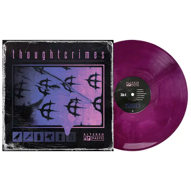 Free Returns THOUGHTCRIMES ‘ALTERED PASTS’ LP (Limited Edition – Only 150 made, Deep Purple Galaxy Vinyl)