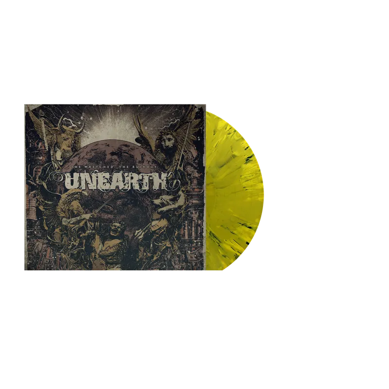 New Release UNEARTH ‘THE WRETCHED; THE RUINOUS’ LP (Limited Edition – Only 300 made, Yellow & Black Marble Vinyl)