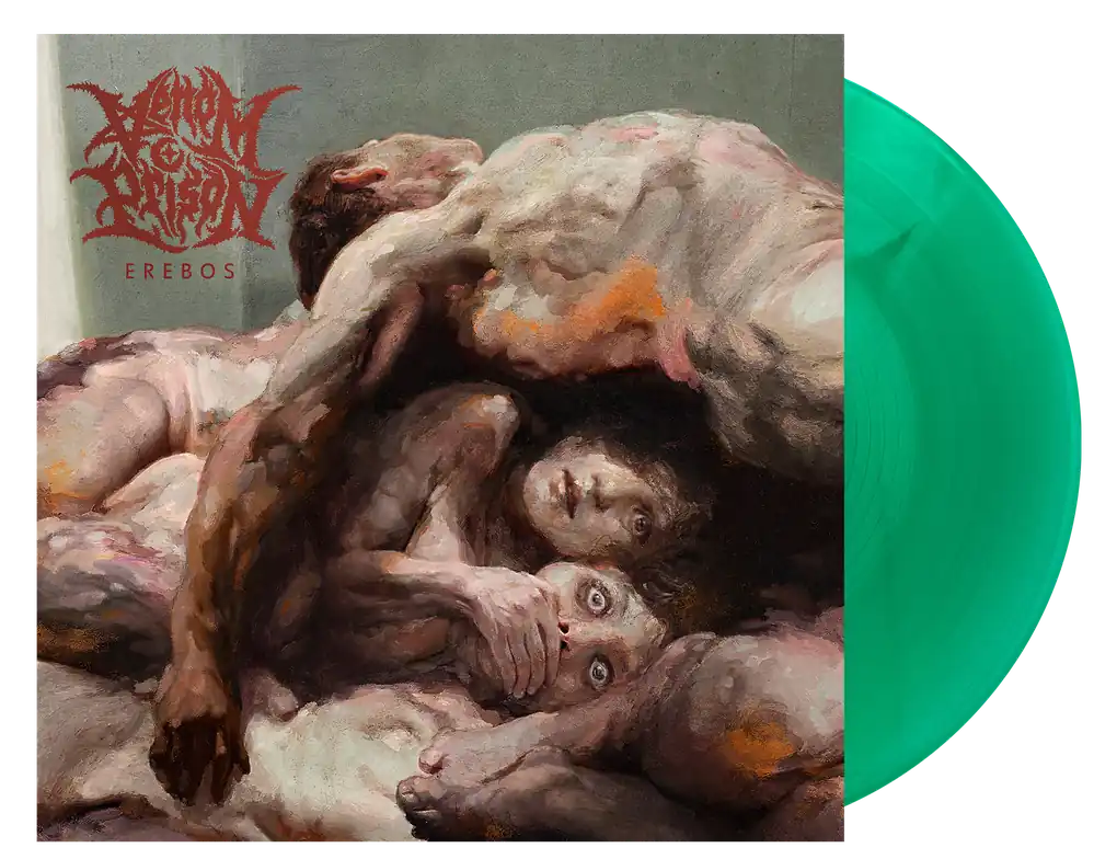 VENOM PRISON 'EREBOS' LP – ONLY 500 MADE (Limited Edition Emerald Green Vinyl) Money Back Guarantee